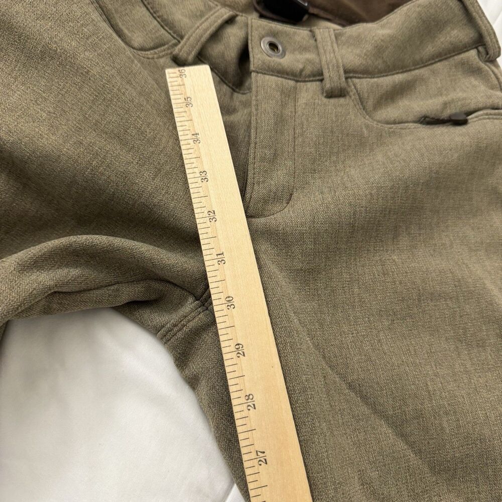 The North Face Snowboard Pants Women Brown XS Soft Shell Fleece Lined Flare Ski - Picture 8 of 10